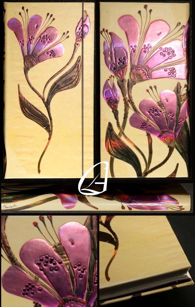 Paperblanks Journal diary - Laurel Burch Blossoms : Serpentine - SLIM