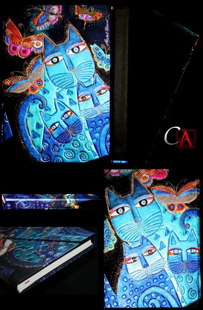 Paperblanks Journal diary - Laurel Burch : Blue Cats and Butterflies - MIDI