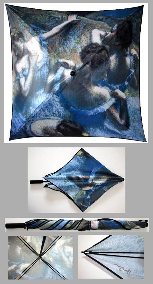 Umbrella - Edgar Degas - The Blue Dancers