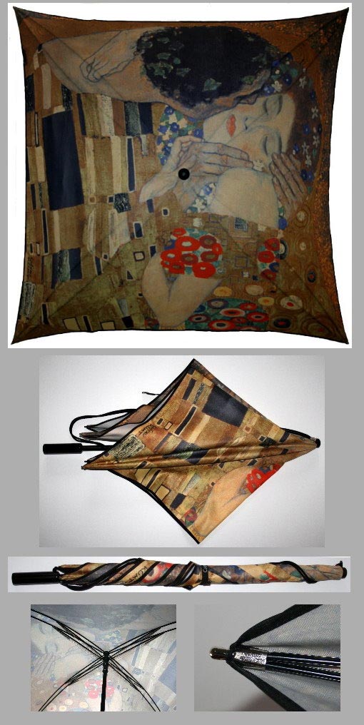 Parapluie - Gustav Klimt - Le baiser