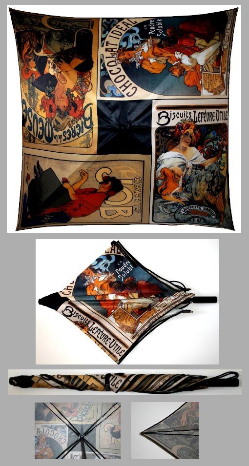 Umbrella - Alfons Mucha - Advertising posters
