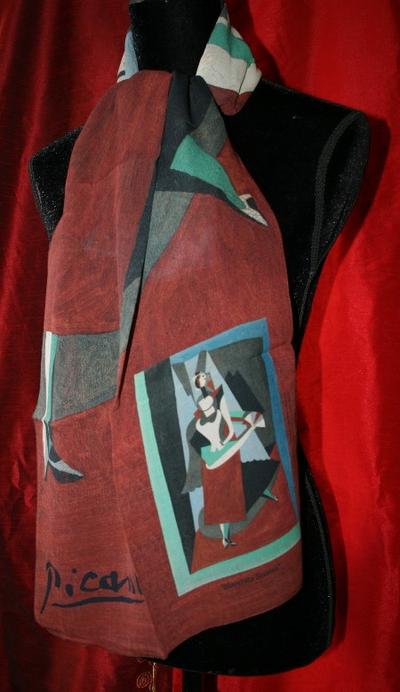 Foulard Pablo Picasso - Blanquita Suarez