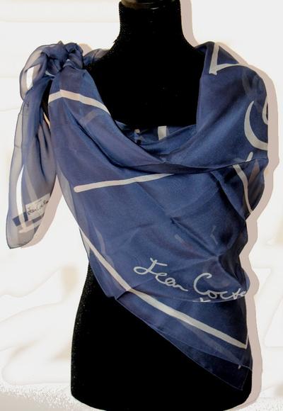 Jean Cocteau Square scarf - Tête de Faune 120x120 cm