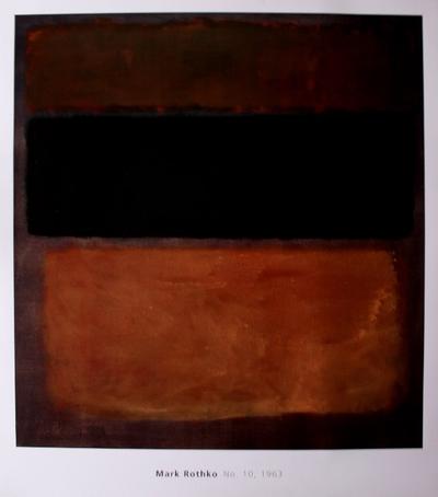 Mark Rothko poster - n°10, 1963