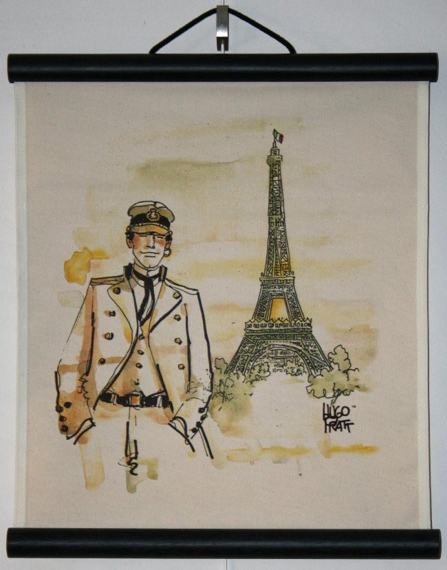 Serigrafia - Corto Maltese Hugo Pratt - Paris
