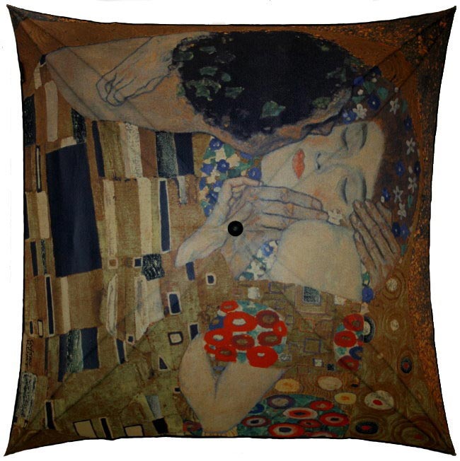 Parapluie - Gustav Klimt - Le baiser