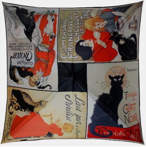 Parapluie - Théophile-Alexandre Steinlen - Clinique Chéron Chat noir