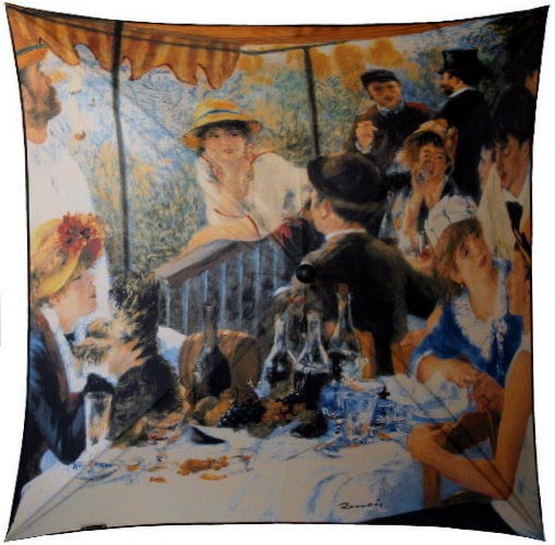 Umbrella - Pierre-Auguste Renoir - Luncheon of the Boating Party