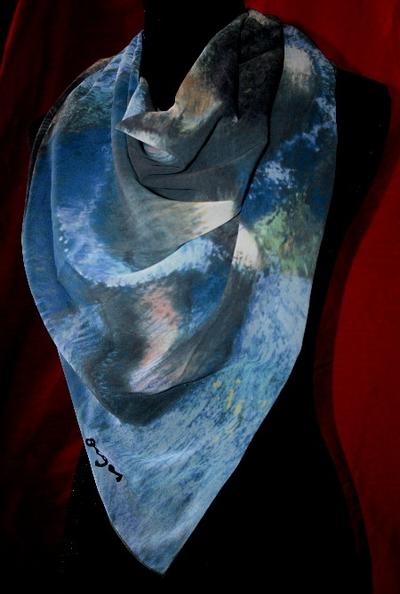 Pañuelo Edgar Degas - Las bailarinas azules