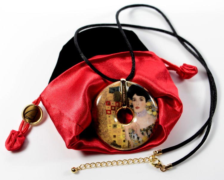 Colgante de porcelana Klimt : Adèle Bloch-Bauer