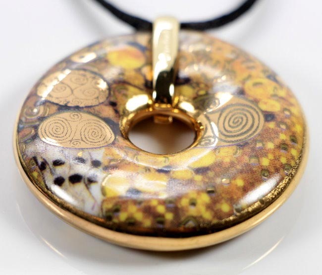 Colgante de porcelana Klimt : Adèle Bloch-Bauer