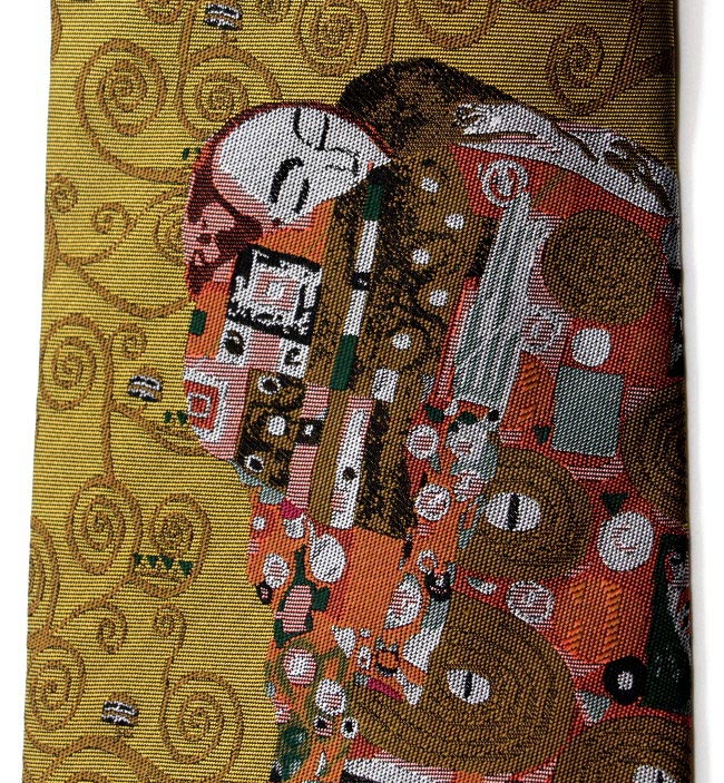 Klimt Silk tie - Fulfillment (Gold)