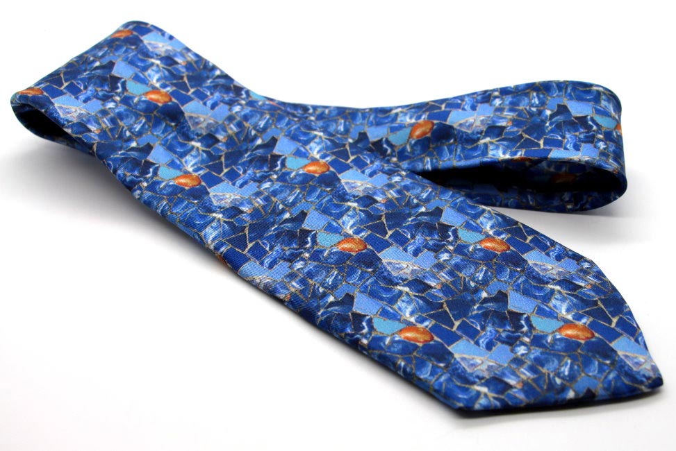 Gaudi Silk tie - Lizard