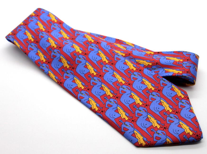 Corbata Jean Cocteau - Corrida (rojo)