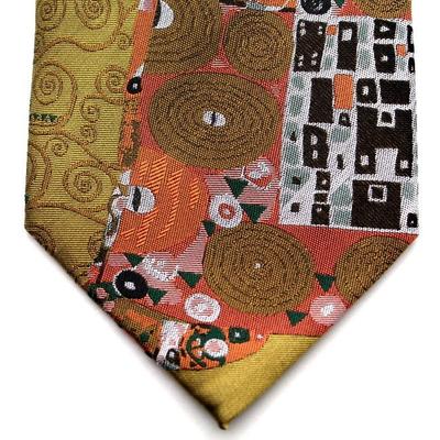 Cravate Klimt - Fulfillment (Or)