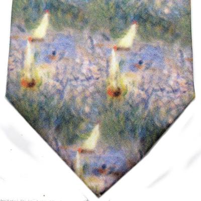 Cravate Pierre-Auguste Renoir - Bateaux