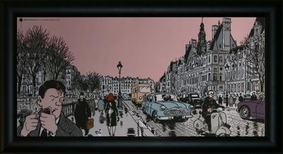 Tardi framed print : 4ème Arr. de Paris
