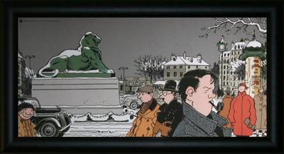 Tardi framed print : 14ème Arr. de Paris