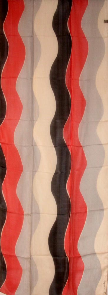 Delaunay Scarf - Waves (unfolded)