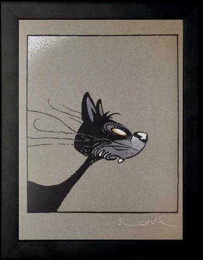 Loisel framed print : The cat