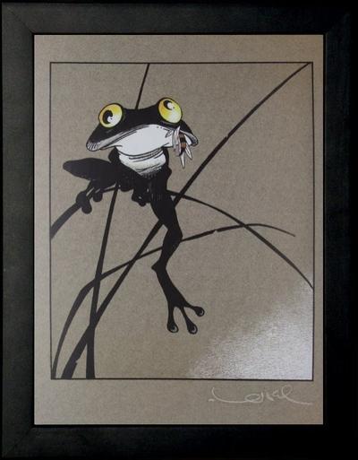 Loisel framed print : The frog
