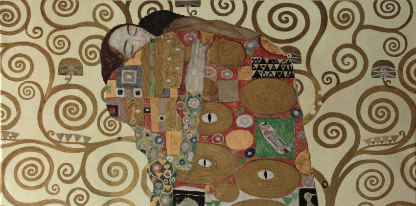 Reproduction sur toile Klimt - L'Accomplissement