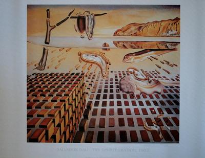 Salvador Dali Art Print - The Disintegration of the Persistence of Memory