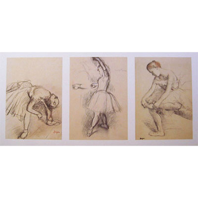 Lámina Edgar Degas - Bailarinas