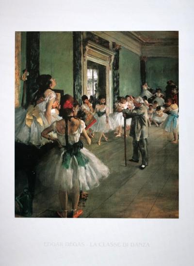 Affiche Degas - La classe de danse