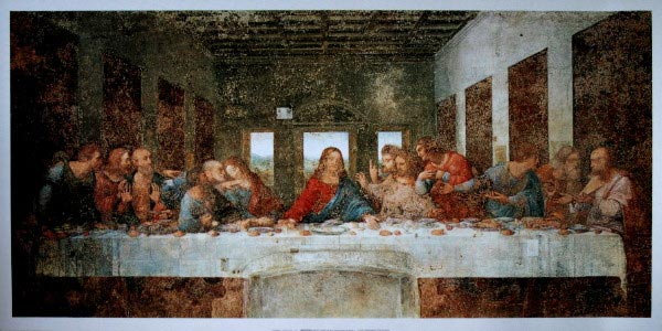 Leonardo Da Vinci Art Print - The Last Supper