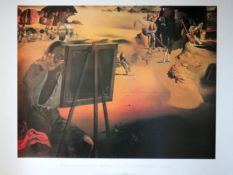 Salvador Dali Art Print - Impressions of Africa