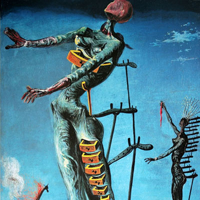 Affiche Salvador Dali - La Girafe en Feu