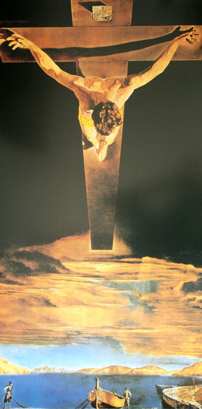 Affiche Dali - Le Christ de Saint Jean de la Croix - 100 x 50 cm