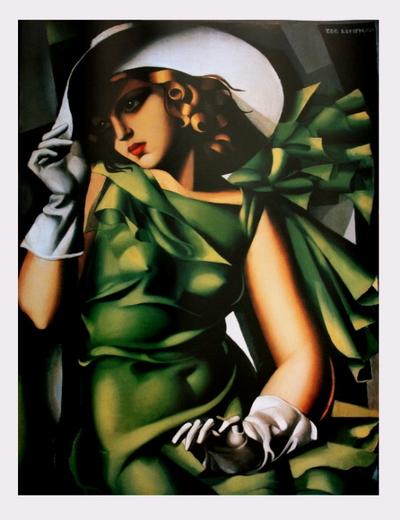 Stampa Tamara De Lempicka - La ragazza in verde