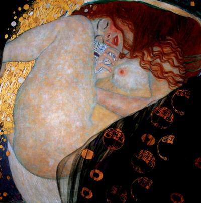 Stampa Gustav Klimt - Danae
