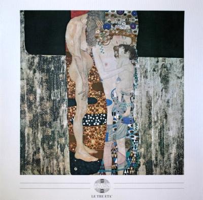 Affiche Gustav Klimt - Les trois âges de la femme