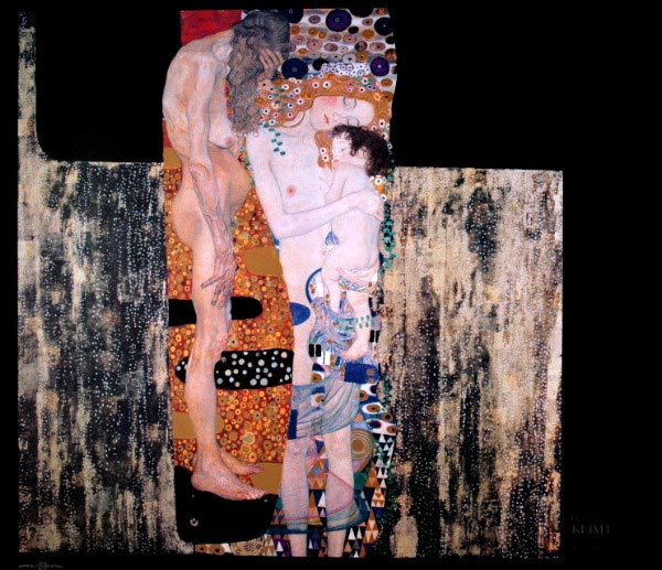 Stampa Gustav Klimt - Le tre età della donna