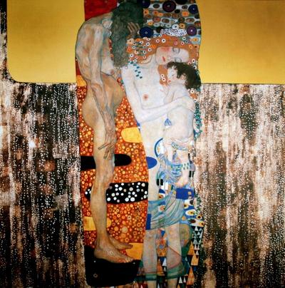 Stampa Gustav Klimt - Le tre età della donna