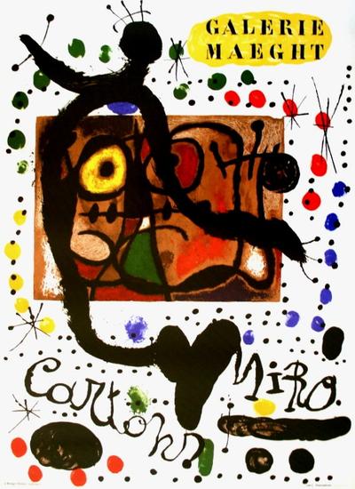 Affiche Joan Miro - Cartons