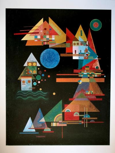 Affiche Kandinsky - Spitzen im Bogen