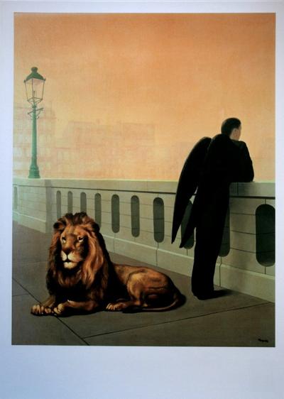 Affiche René Magritte - Le mal du pays