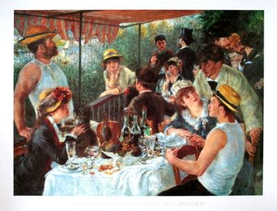 Lámina Renoir - El desayuno de los remeros