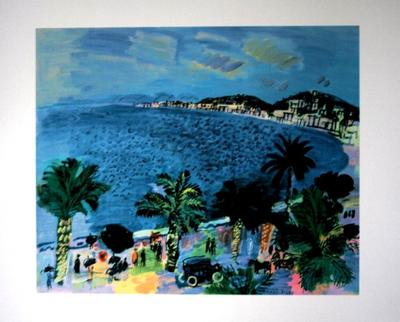 Lámina Raoul Dufy - La Bahía de los Ángeles Niza