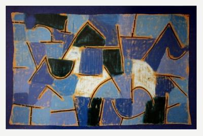 Lámina Paul Klee - Noche azul