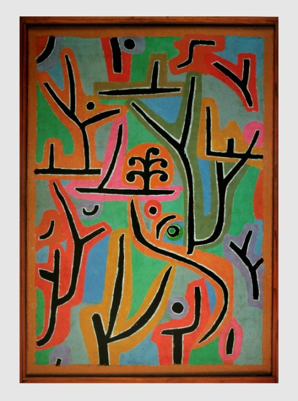 Affiche Paul Klee - Parc près de Lu