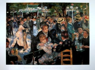 Lámina Auguste Renoir - Baile en el Moulin de la Galette