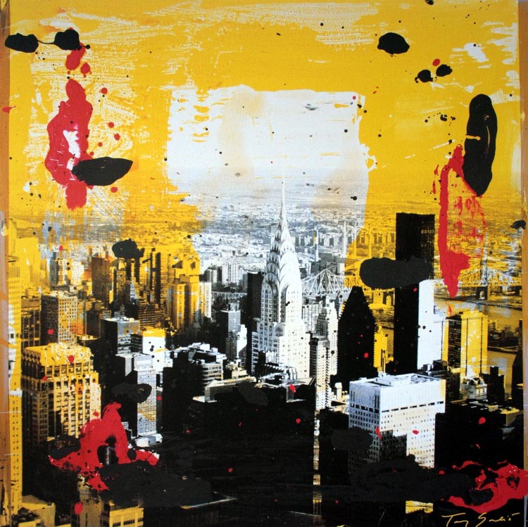 Tony Soulié Art Print - Yellow City