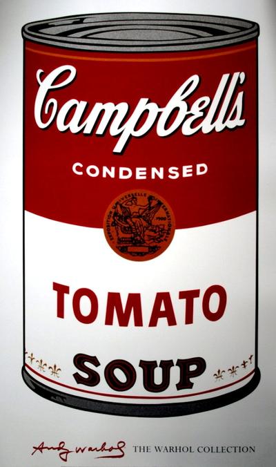Lámina Andy Warhol - Campbell soup