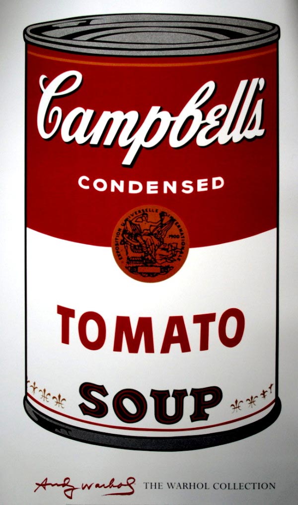Affiche Andy Warhol - Campbell soup