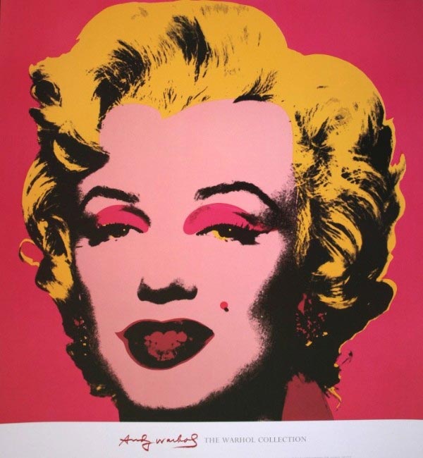Andy Warhol Art Print - Marilyn Monroe Hot pink